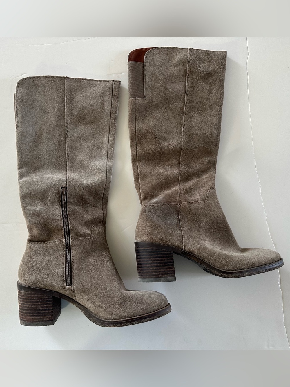 Lucky Brand Suede Leather Boots